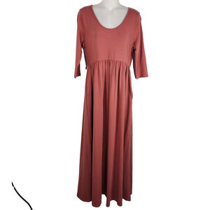 matilda jane country drive maxi dress Matilda Jane Joanna Gaines Country Drive Maxi Dress Rose/Pink Size M ~E2